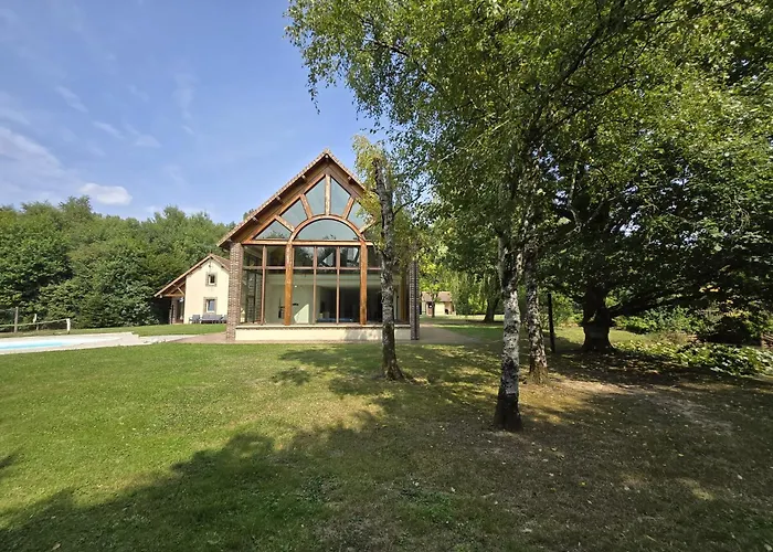 De Luxe, Piscine Chauffee & Nature * Vitrai-Sous-Laigle